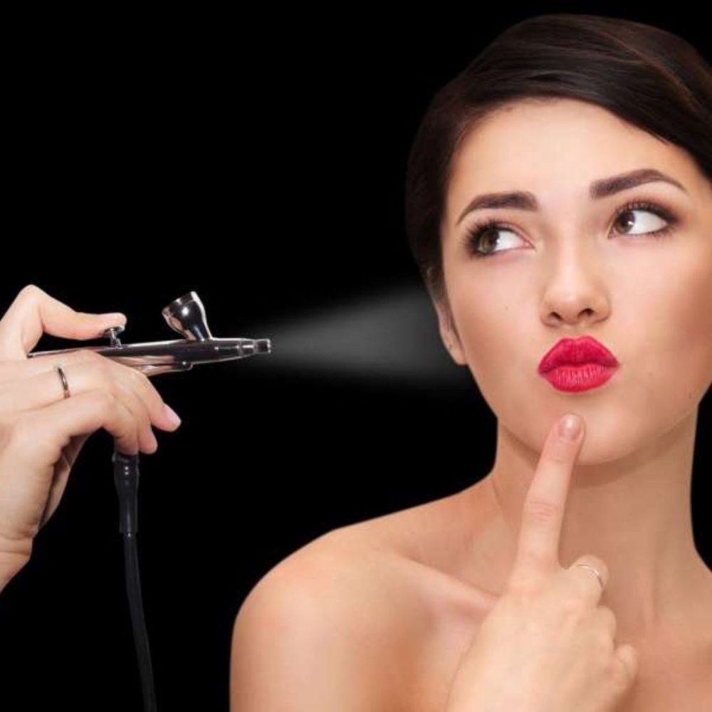 Air brush makeup